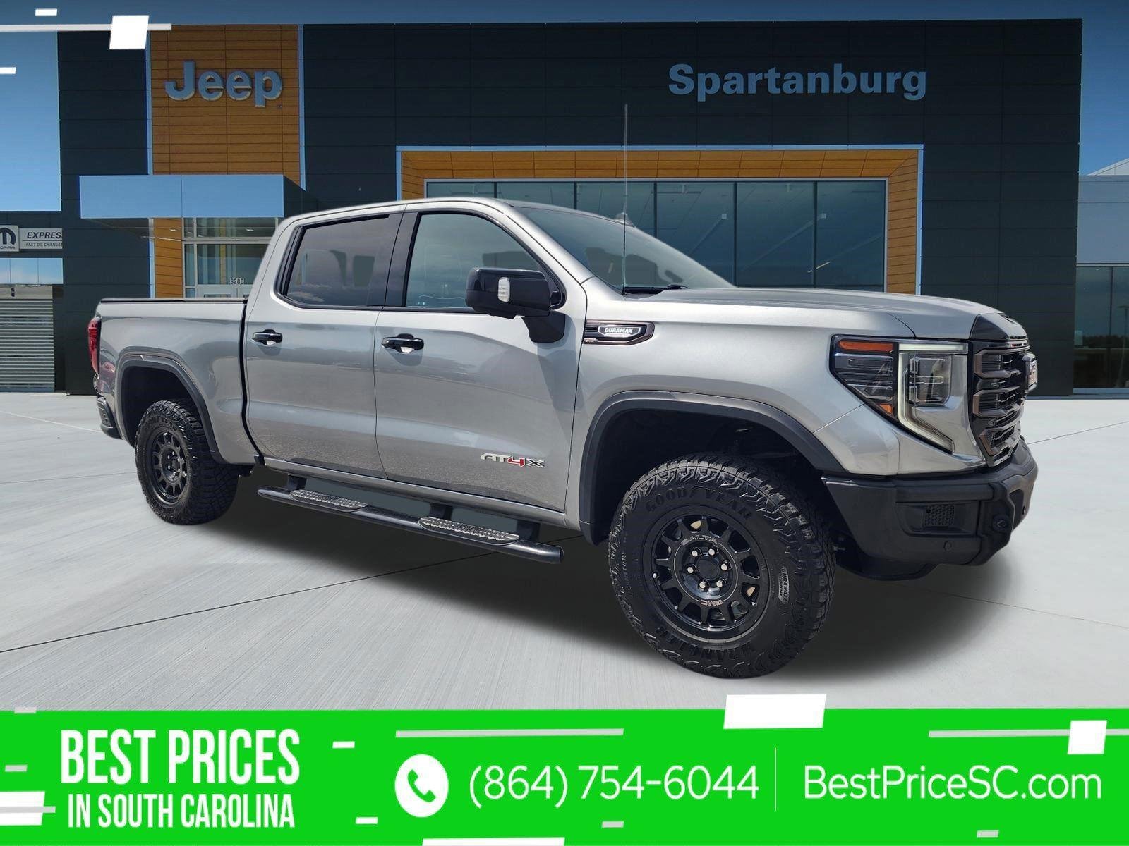 Used 2024 Sterling Metallic GMC AT4X image 1