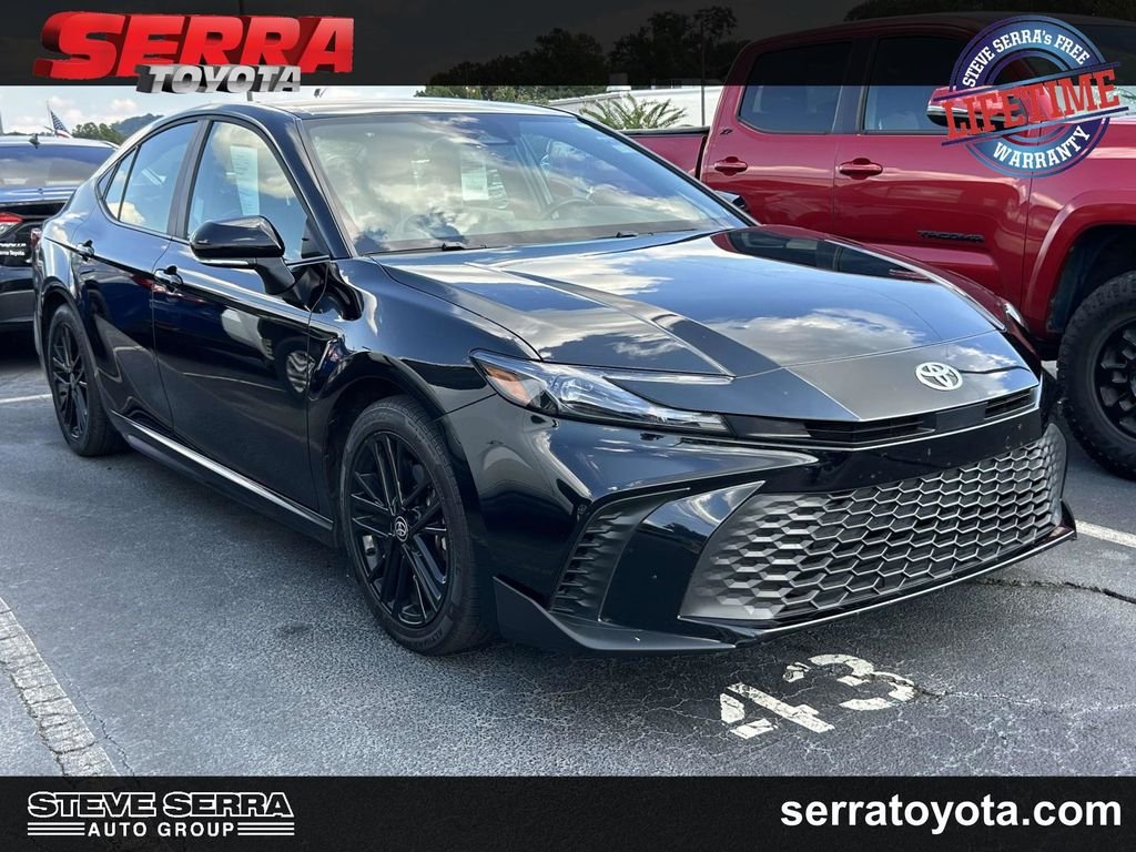Used 2025 Black Toyota SE image 1