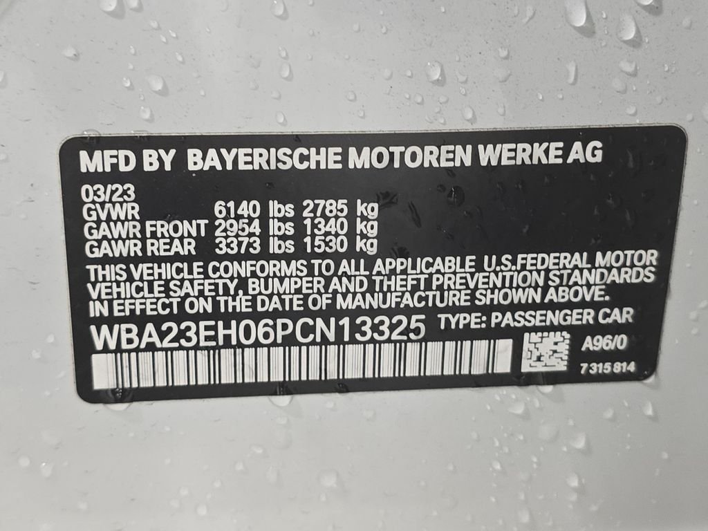 Certified Used 2023 Mineral White Metallic BMW 740i image 24