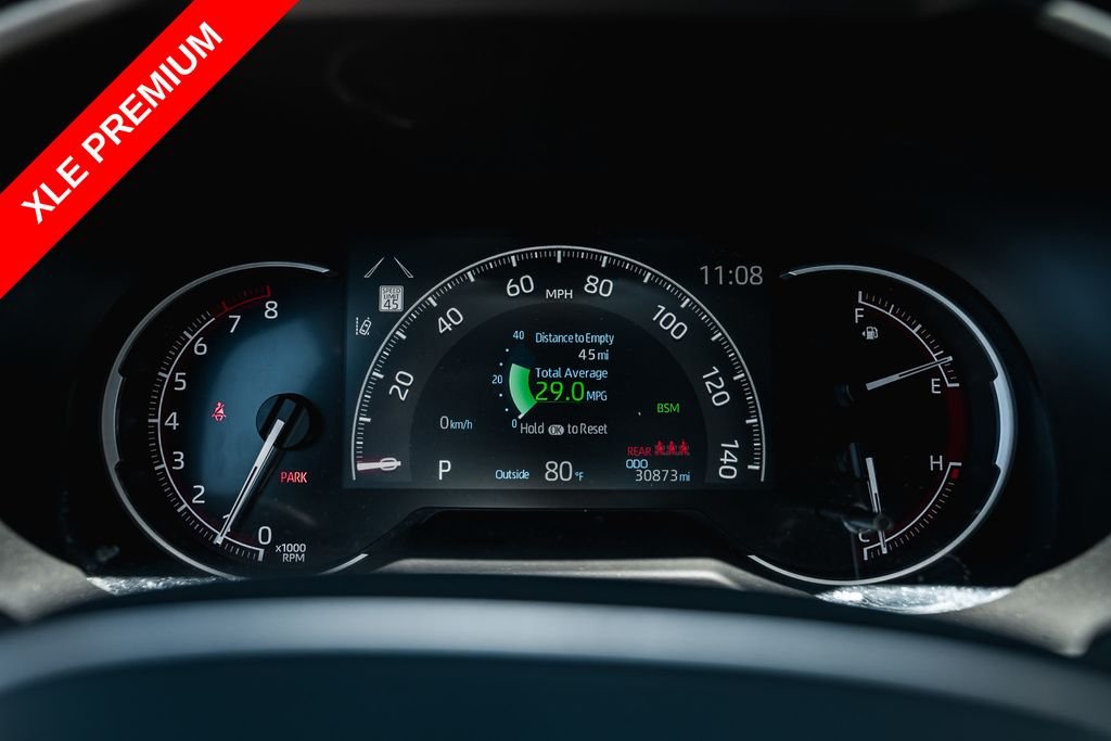 Used 2023 Midnight Black Metallic Toyota XLE Premium image 15
