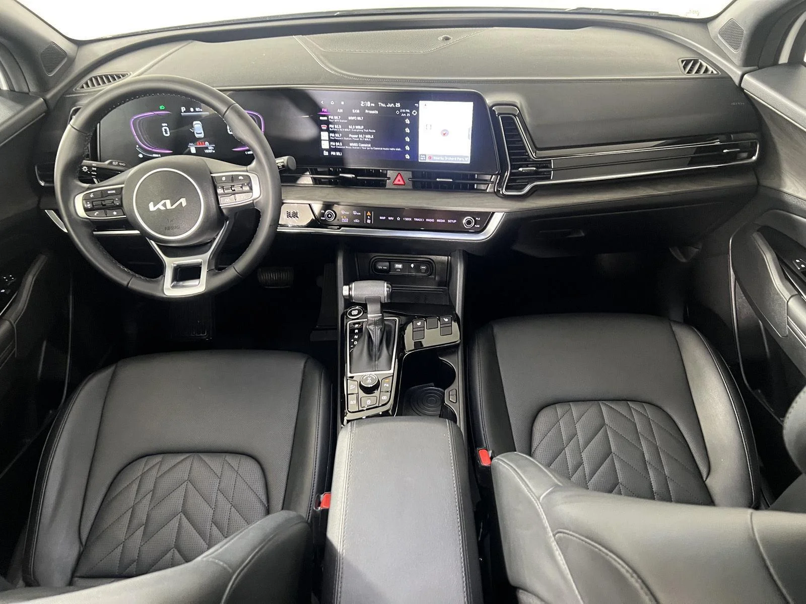 Used 2023 Glacial White Pearl Kia X-Line image 12