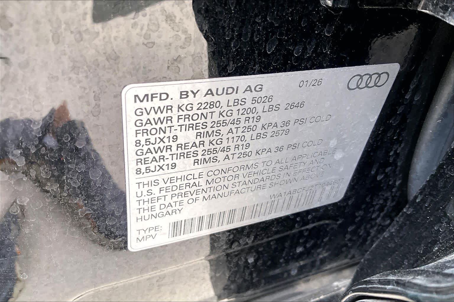 Used 2026 Mythos Black Metallic Audi S line image 35