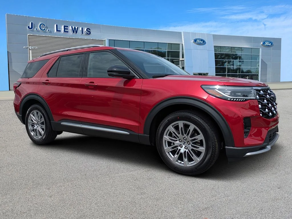 New 2026 Rapid Red Metallic Tinted Clearcoat Ford Platinum image 1