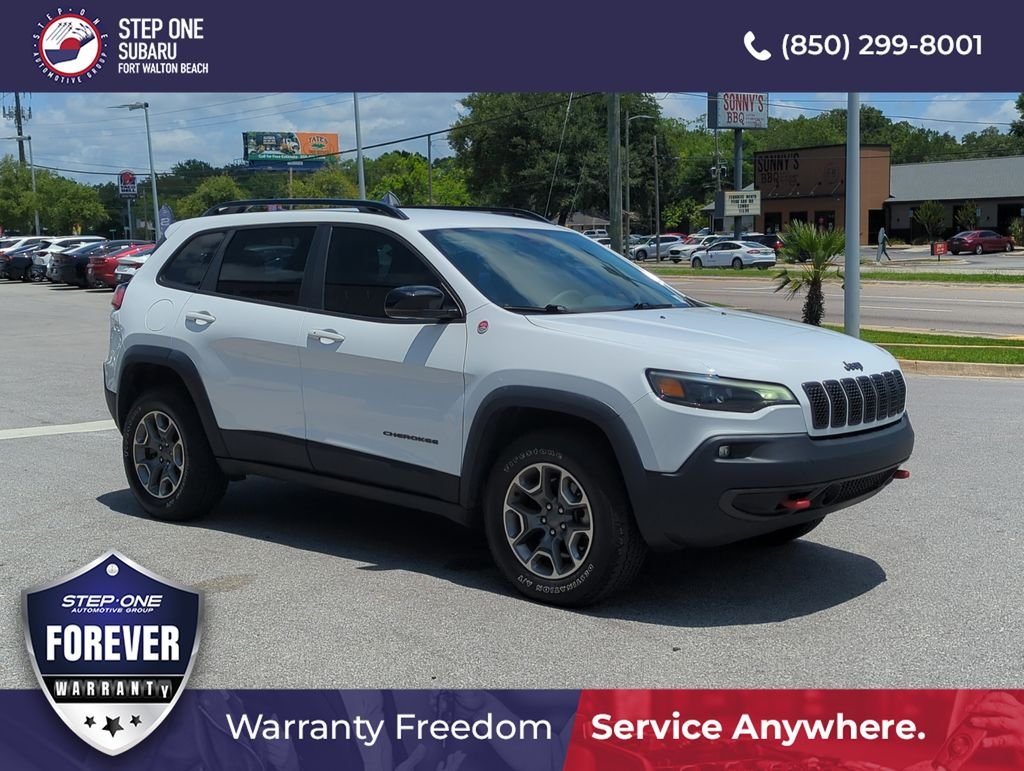 Used 2022 White Jeep Trailhawk image 9