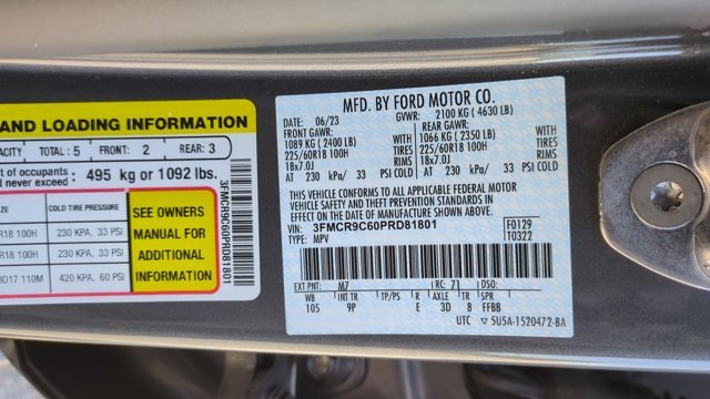 Certified Used 2023 Gray Metallic Ford Outer Banks image 65