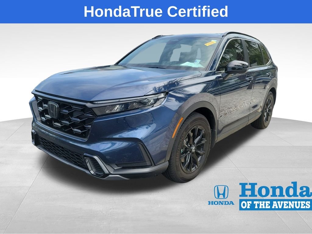 Certified Used 2024 Canyon River Blue Metallic Honda HYBRID 2WD SPORT image 4