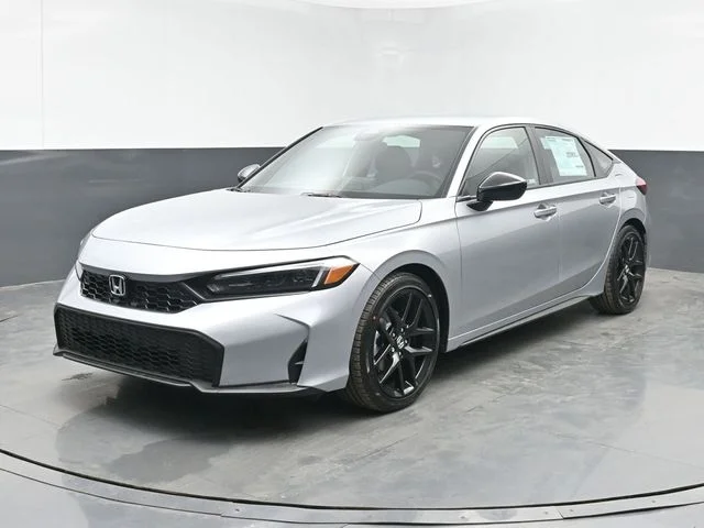 New 2026 Solar Silver Metallic Honda FWD Sport image 8