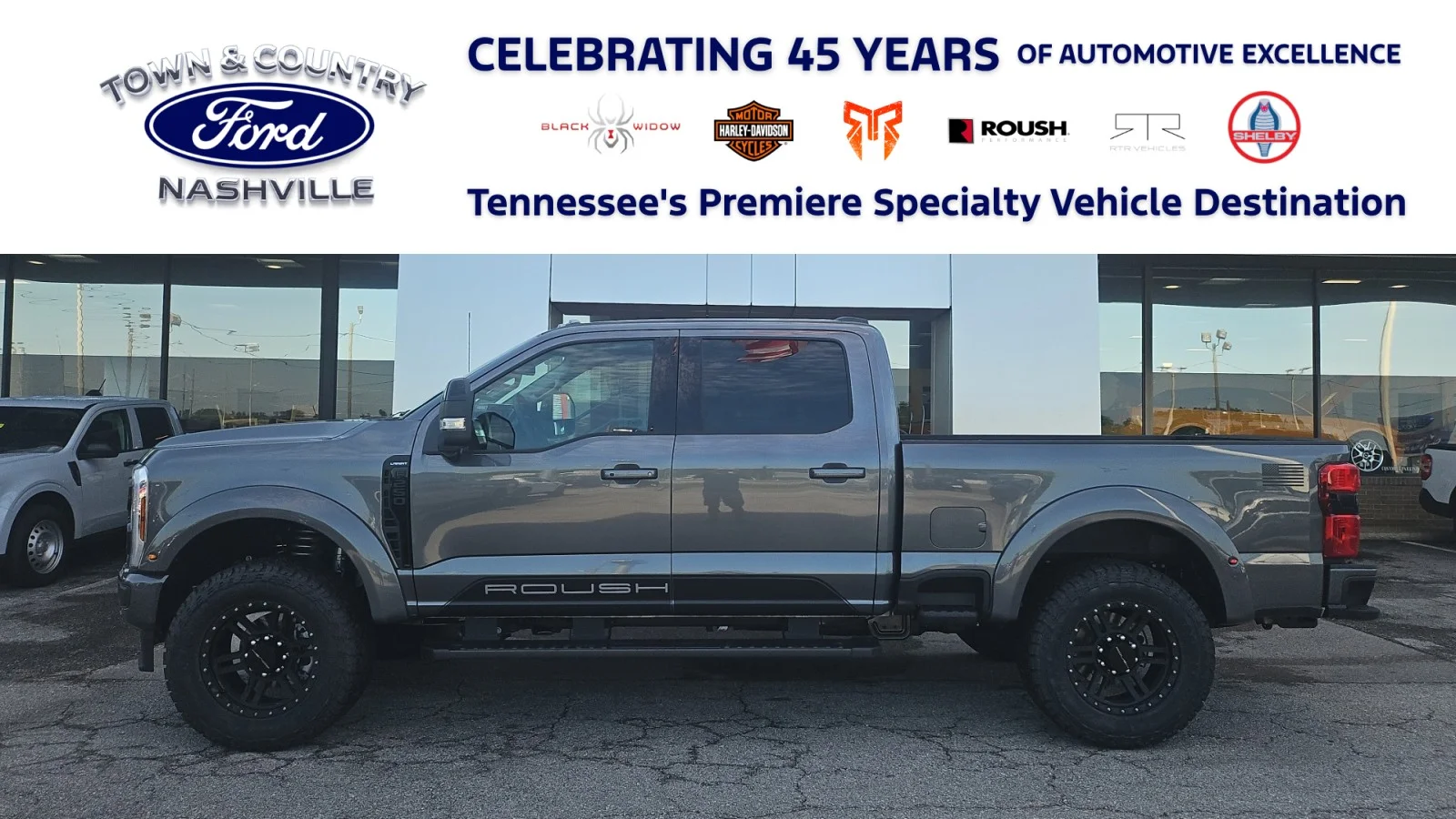 New 2026 Carbonized Gray Metallic Ford ROUSH Super Duty 4WD image 1