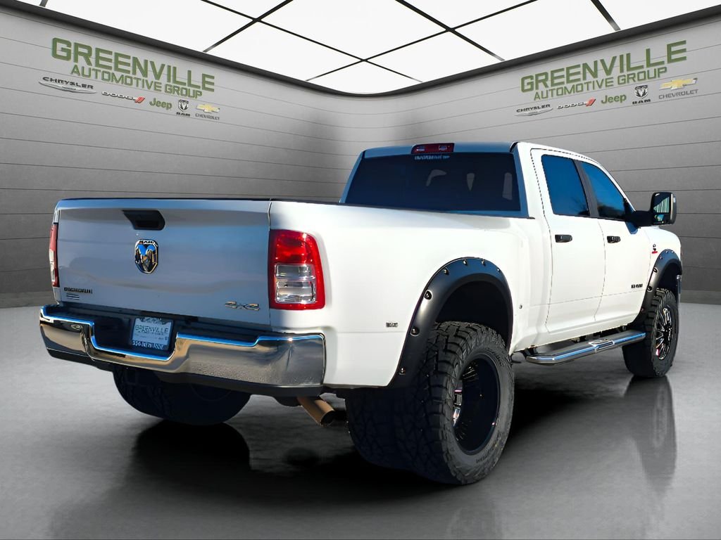 Used 2024 Bright White Clearcoat Ram Big Horn 6.7L Cummins 4X4 DRW Crew Cab image 6