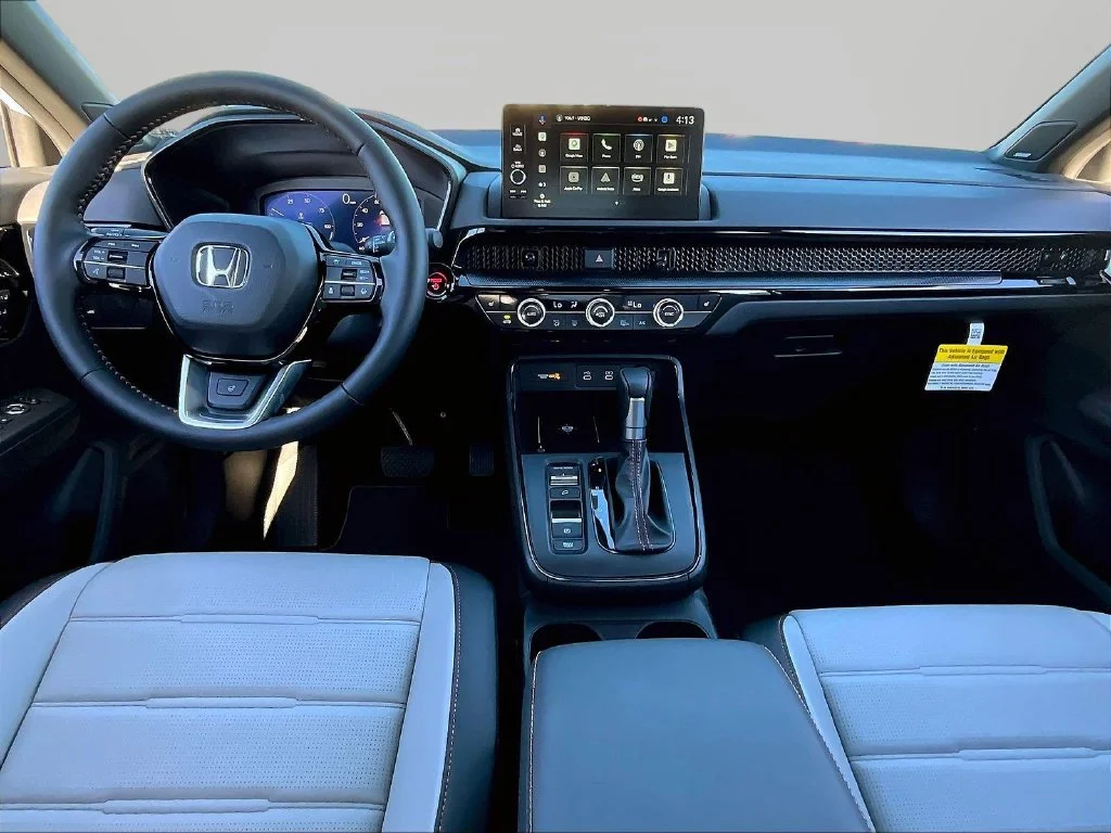New 2027 Platinum White Pearl Honda Sport Touring Hybrid AWD image 8