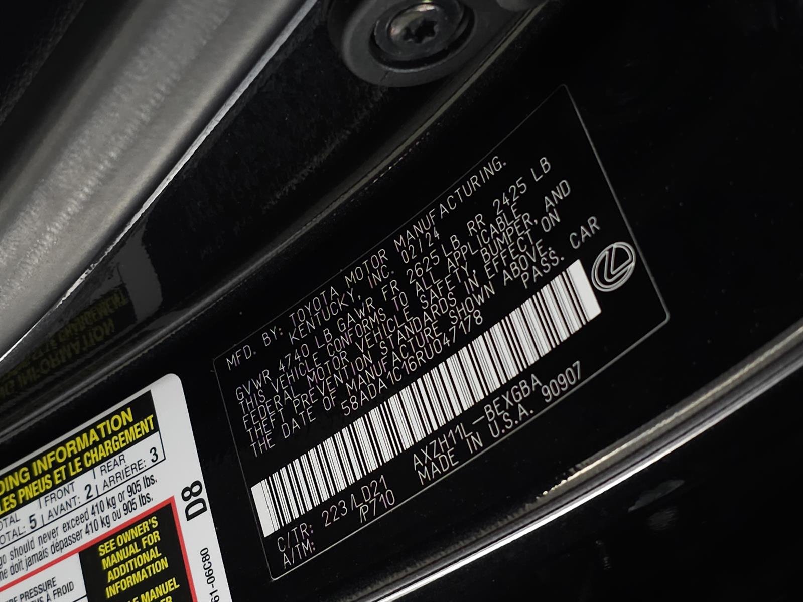 Certified Used 2024 Caviar Lexus PREMIUM image 35