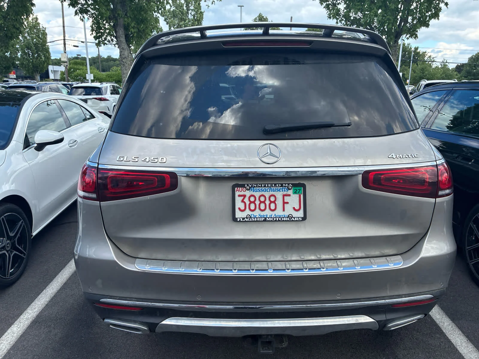 Used 2020 Mojave Silver Metallic Mercedes-Benz GLS 450 image 3