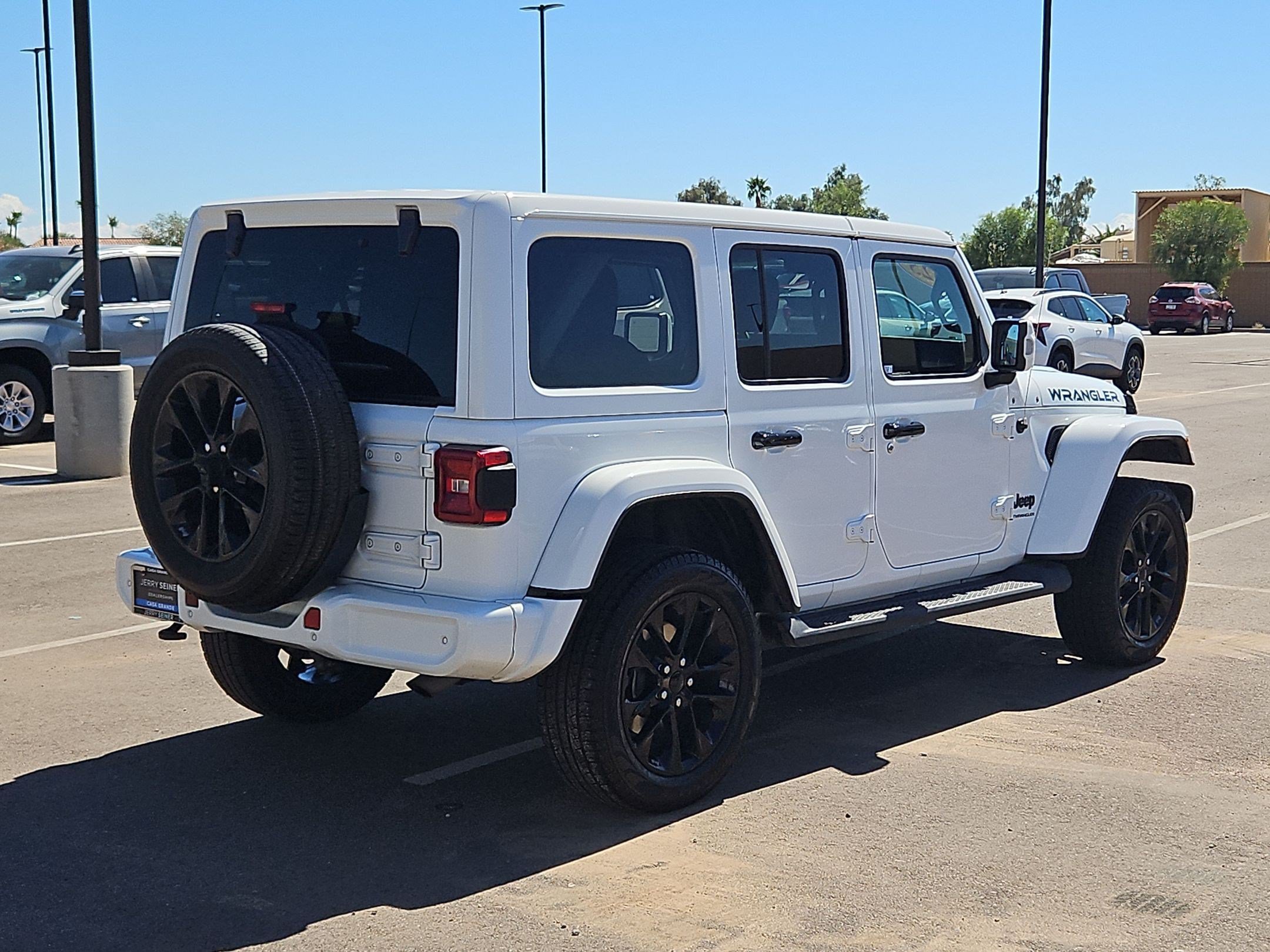 Certified Used 2023 White Jeep 4-Door High Altitude 4x4 image 5