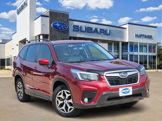 Used 2021 Red Subaru Premium image 1