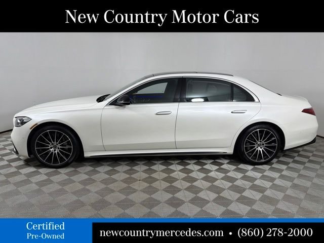 Certified Used 2021 White Mercedes-Benz S 580 image 4