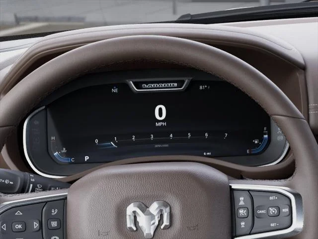 New 2026 Molten Red Pearl-Coat Exterior Paint RAM Laramie image 69