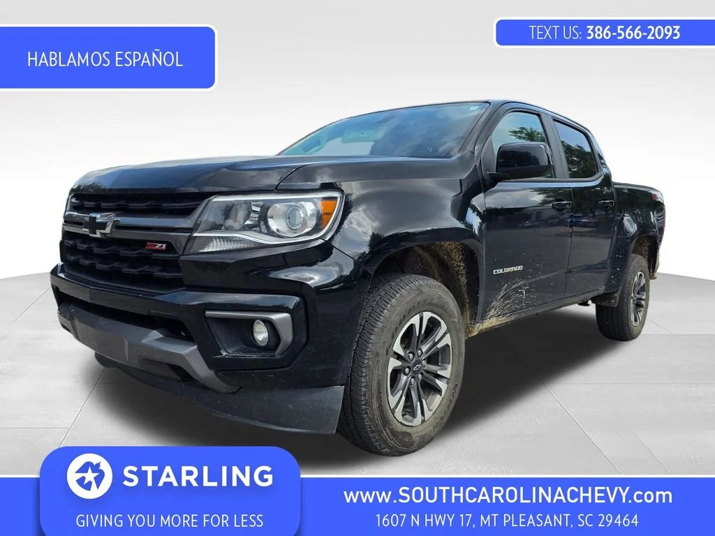 Used 2021 BLACK Chevrolet 4WD Z71 image 1
