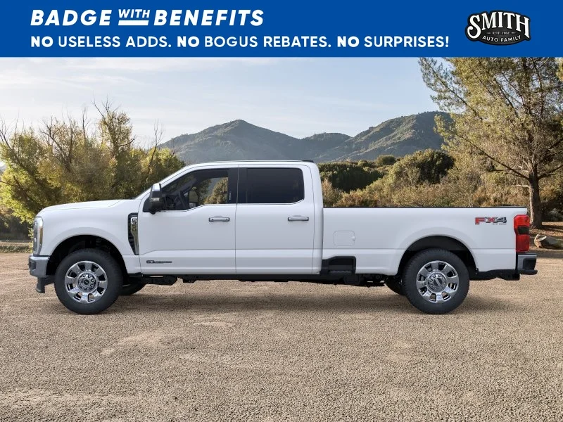 New 2026 Star White Metallic Tri-Coat Ford F-350® Lariat® image 4