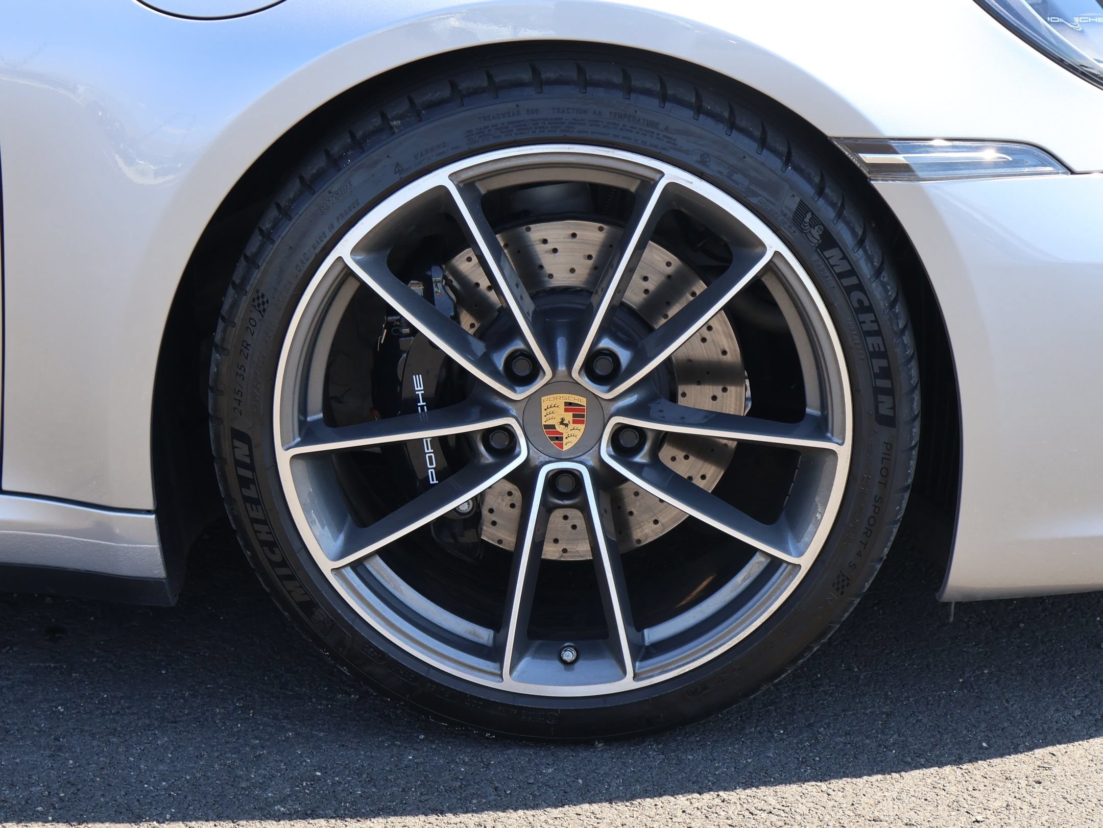 Certified Used 2023 GT Silver Metallic Porsche Carrera 4S image 12