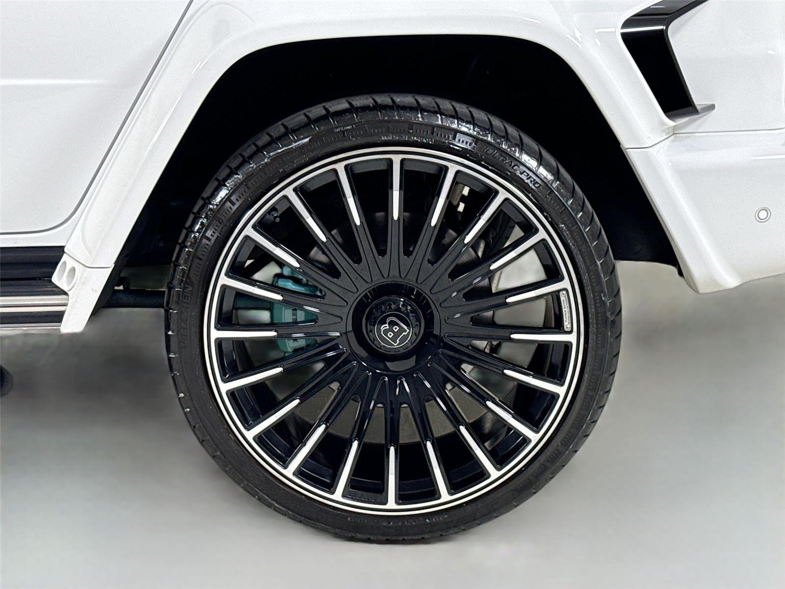 Used 2024 Polar White Mercedes-Benz AMG® G 63  Brabus Custom Widebody / Custom Tiffany Interior image 47