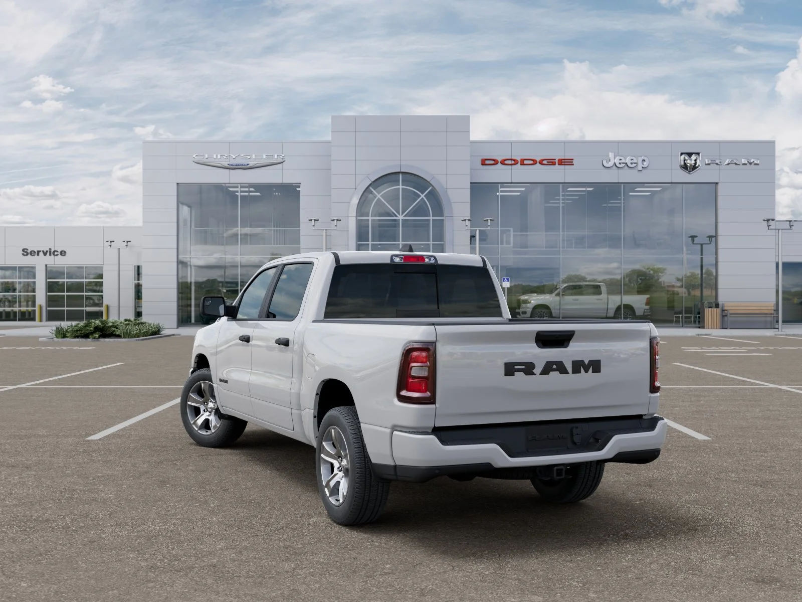 New 2026 Bright White Clearcoat RAM Express image 3