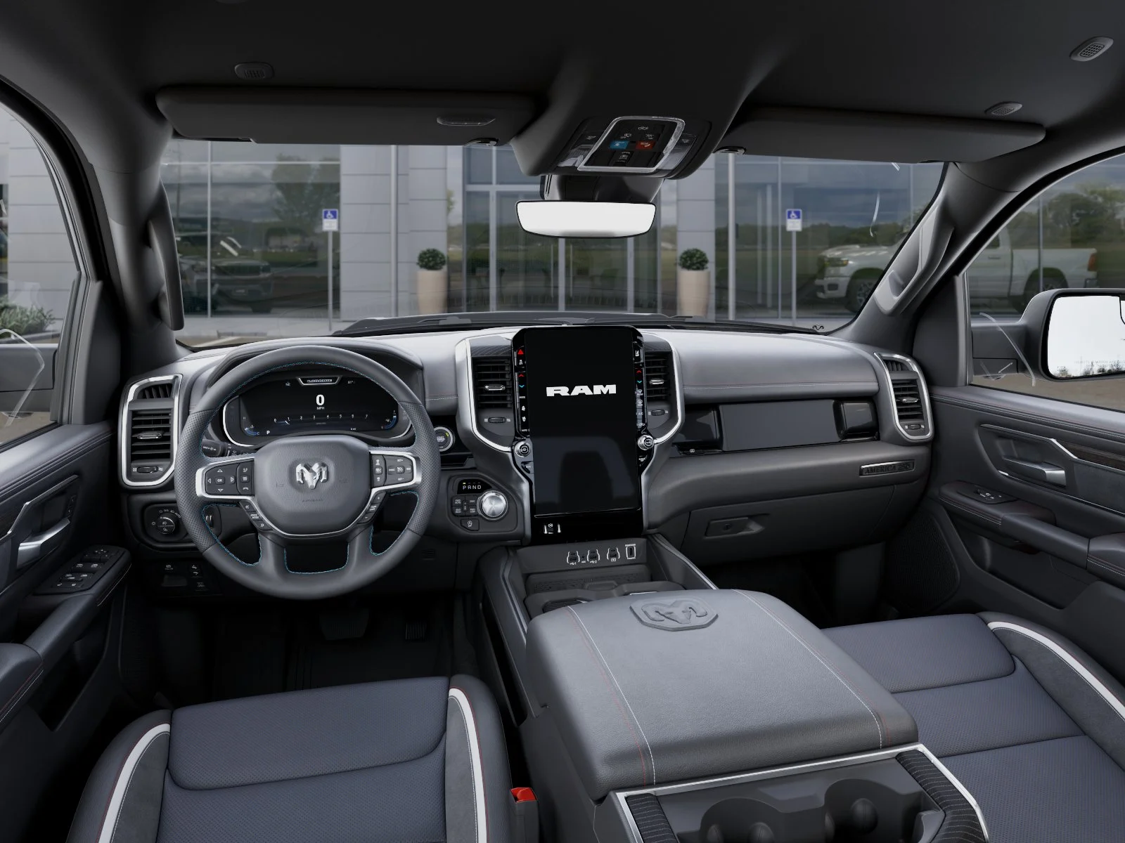 New 2026 Bright White Clear-Coat Exterior Paint RAM Laramie image 40