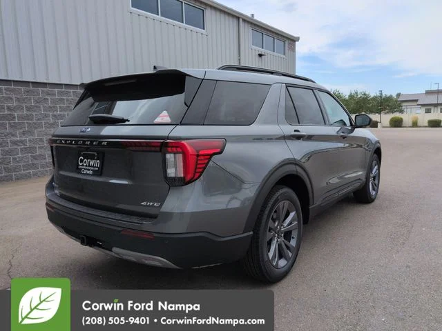 New 2026 Carbonized Gray Metallic Ford Active image 3