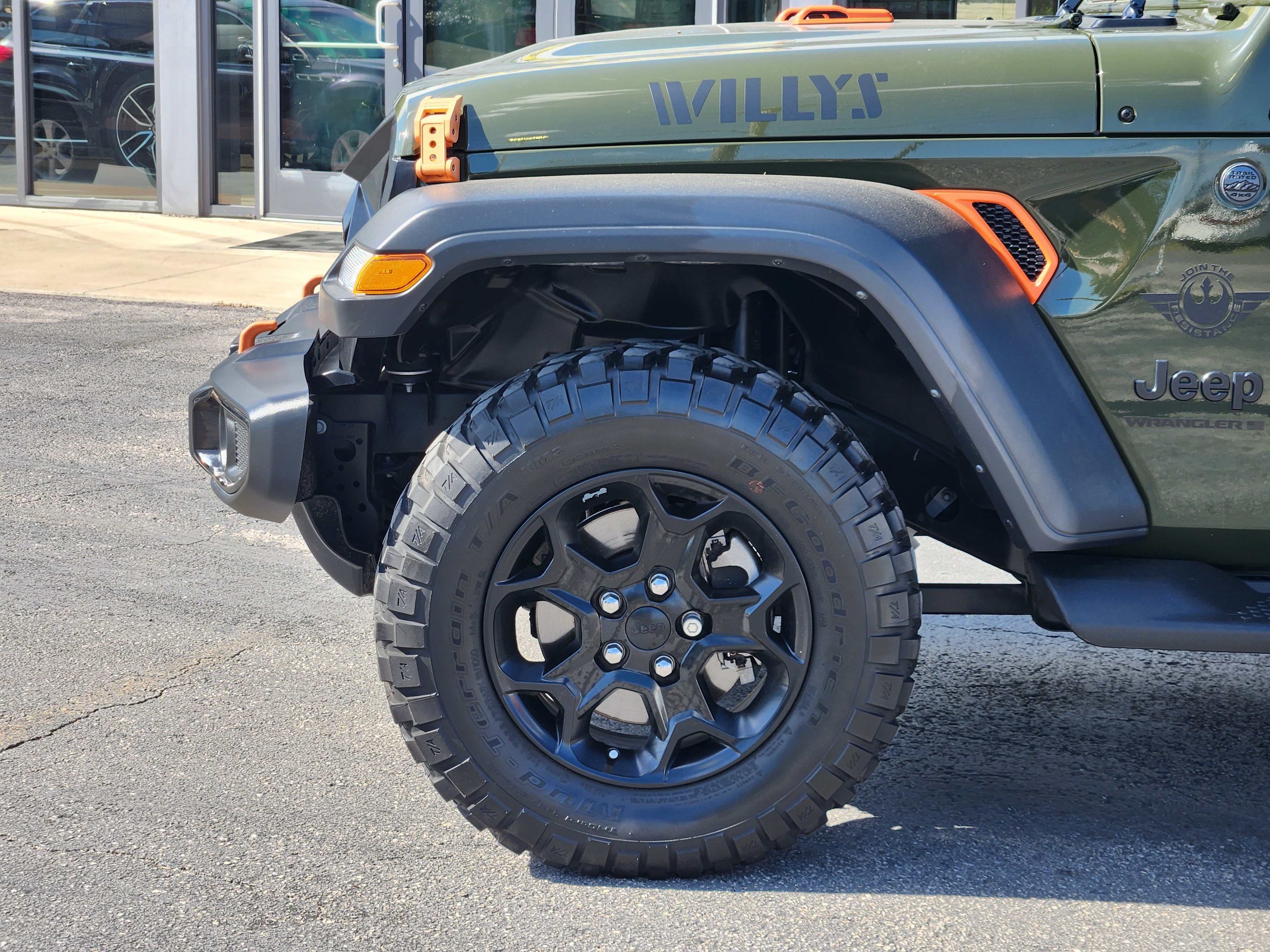 Used 2023 Sarge Green Clear Coat Jeep Willys Sport image 9
