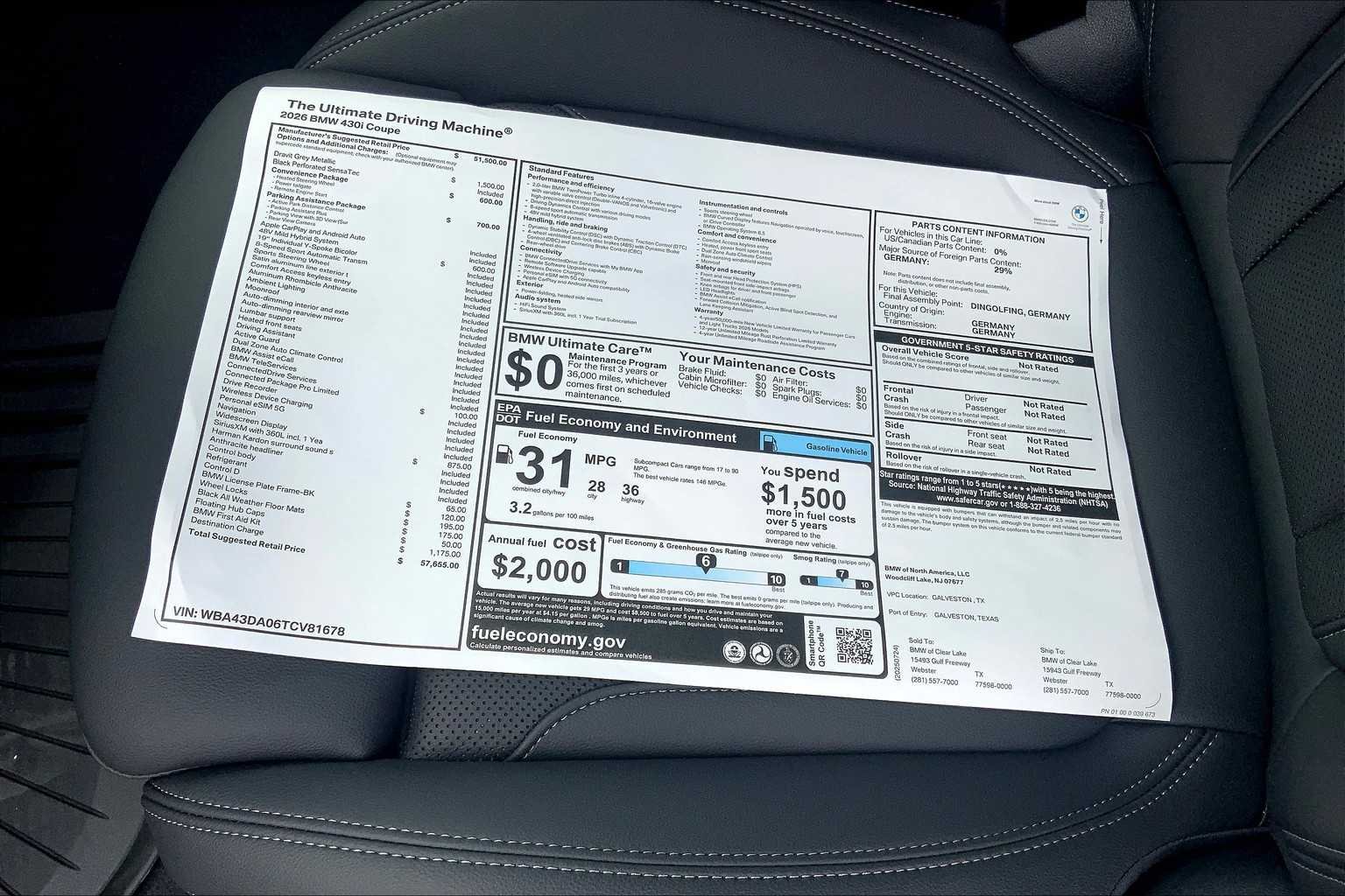 2026 BMW 4 Series 430i - Photo 18
