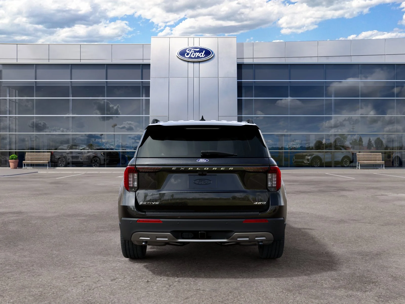 New 2027 Agate Black Metallic Ford Active image 7