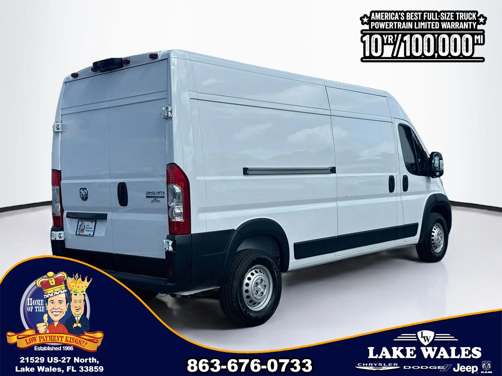 New 2026 Bright White Clear-Coat Exterior Paint RAM  image 6