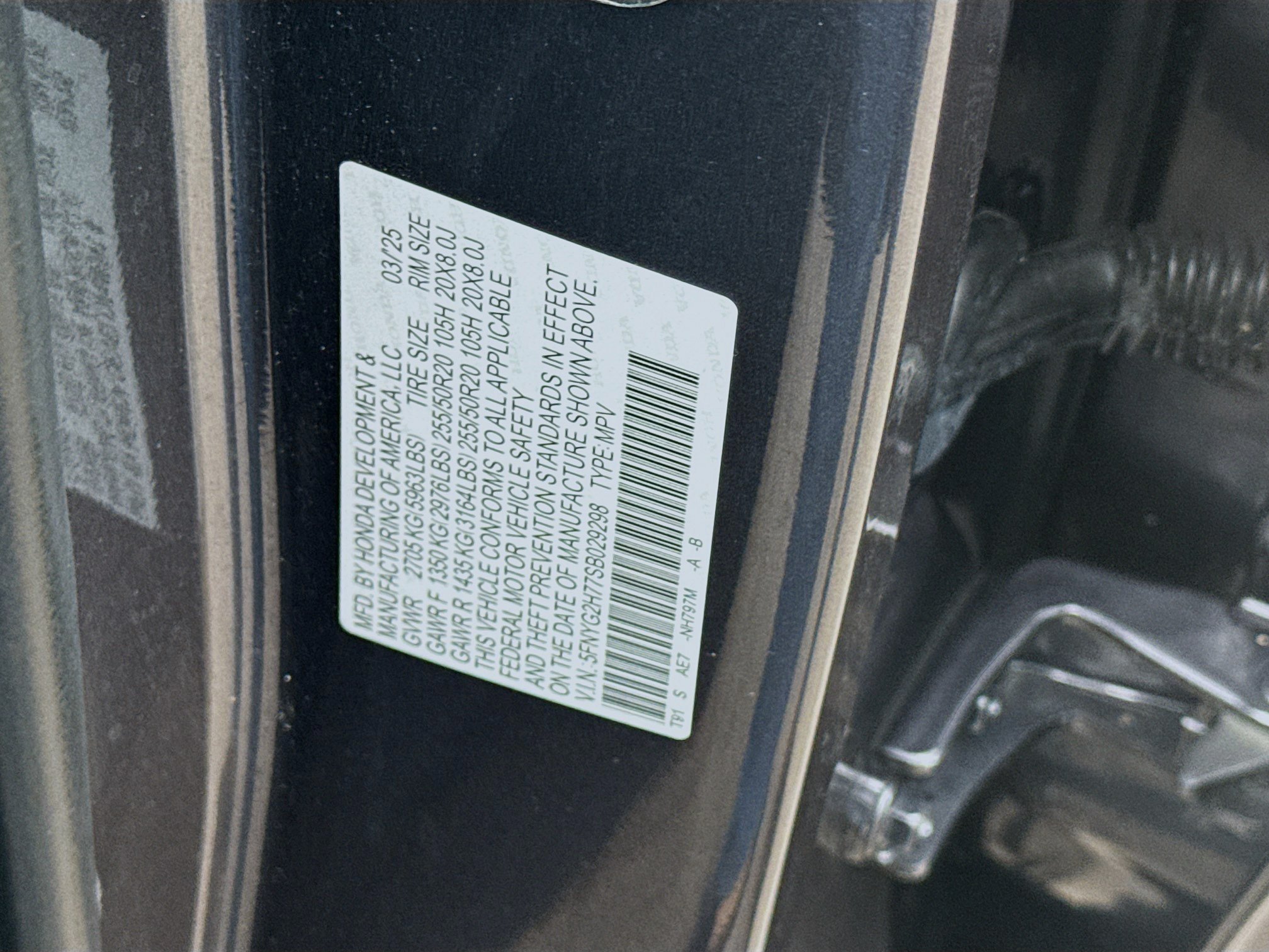 2025 Honda Pilot Touring - Photo 38