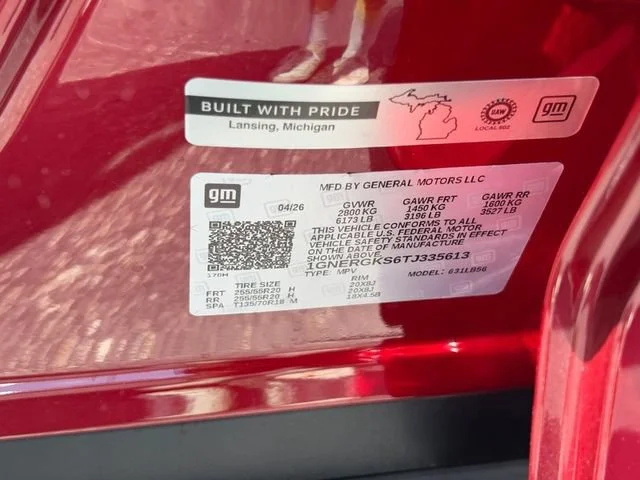 New 2026 Radiant Red Tintcoat Chevrolet LT image 20