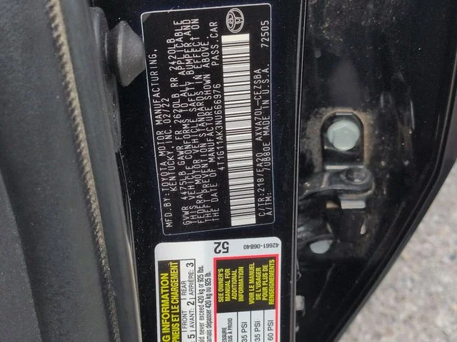 Used 2022 Black Toyota SE image 37