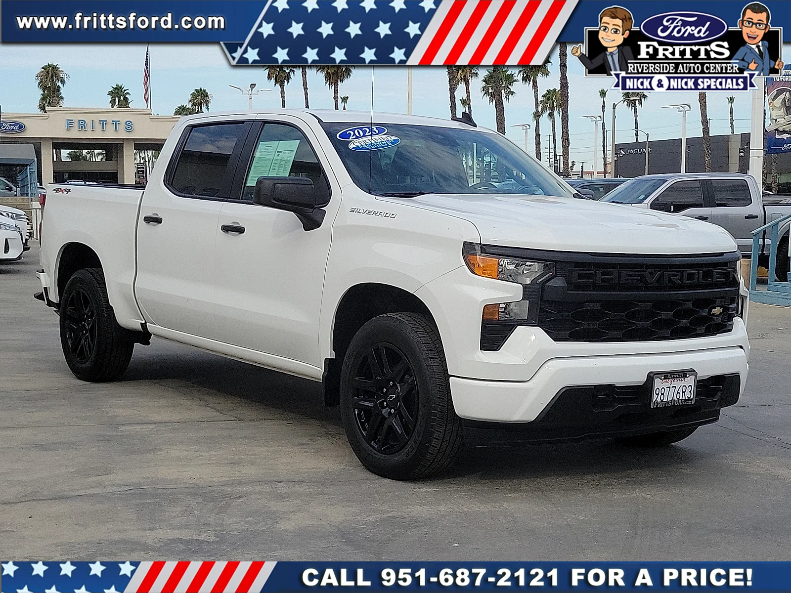 Certified Used 2023 Summit White Chevrolet 4WD Crew Cab Short Bed Custom image 20