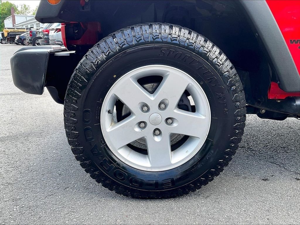 Used 2017 Red Jeep Unlimited Sport image 21