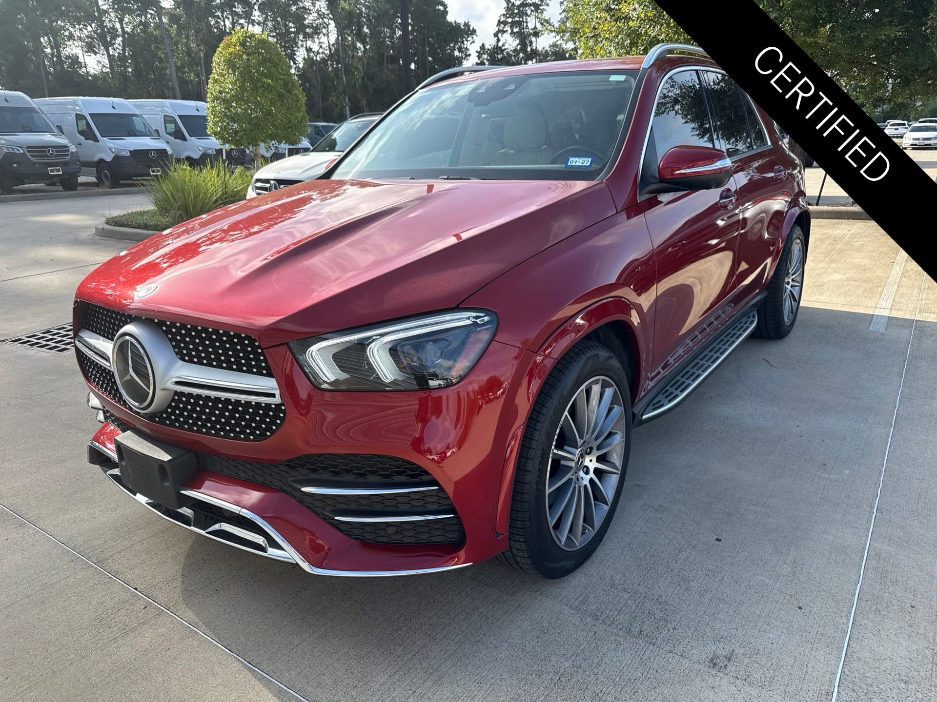 Certified Used 2023 MANUFAKTUR Cardinal Red Metallic Mercedes-Benz GLE 350 image 8