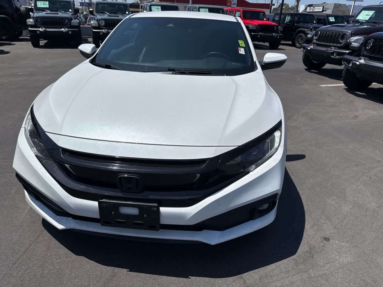 Used 2019 Platinum White Pearl Honda Sport image 2