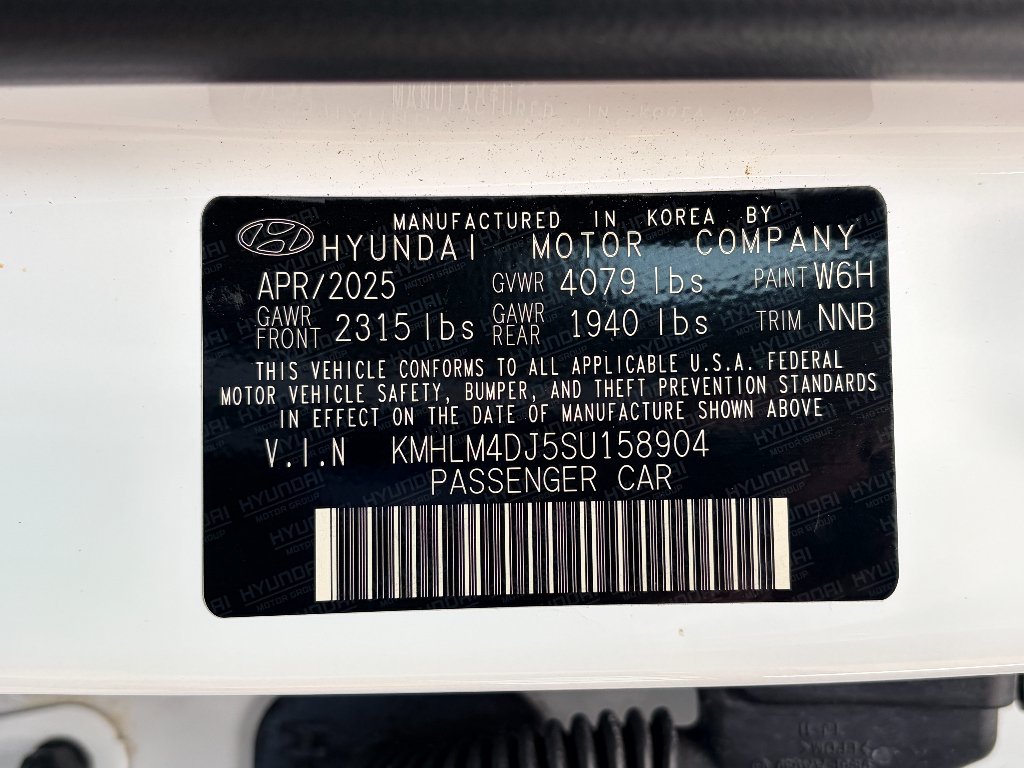 Used 2025 Serenity White Hyundai SEL Sport image 30