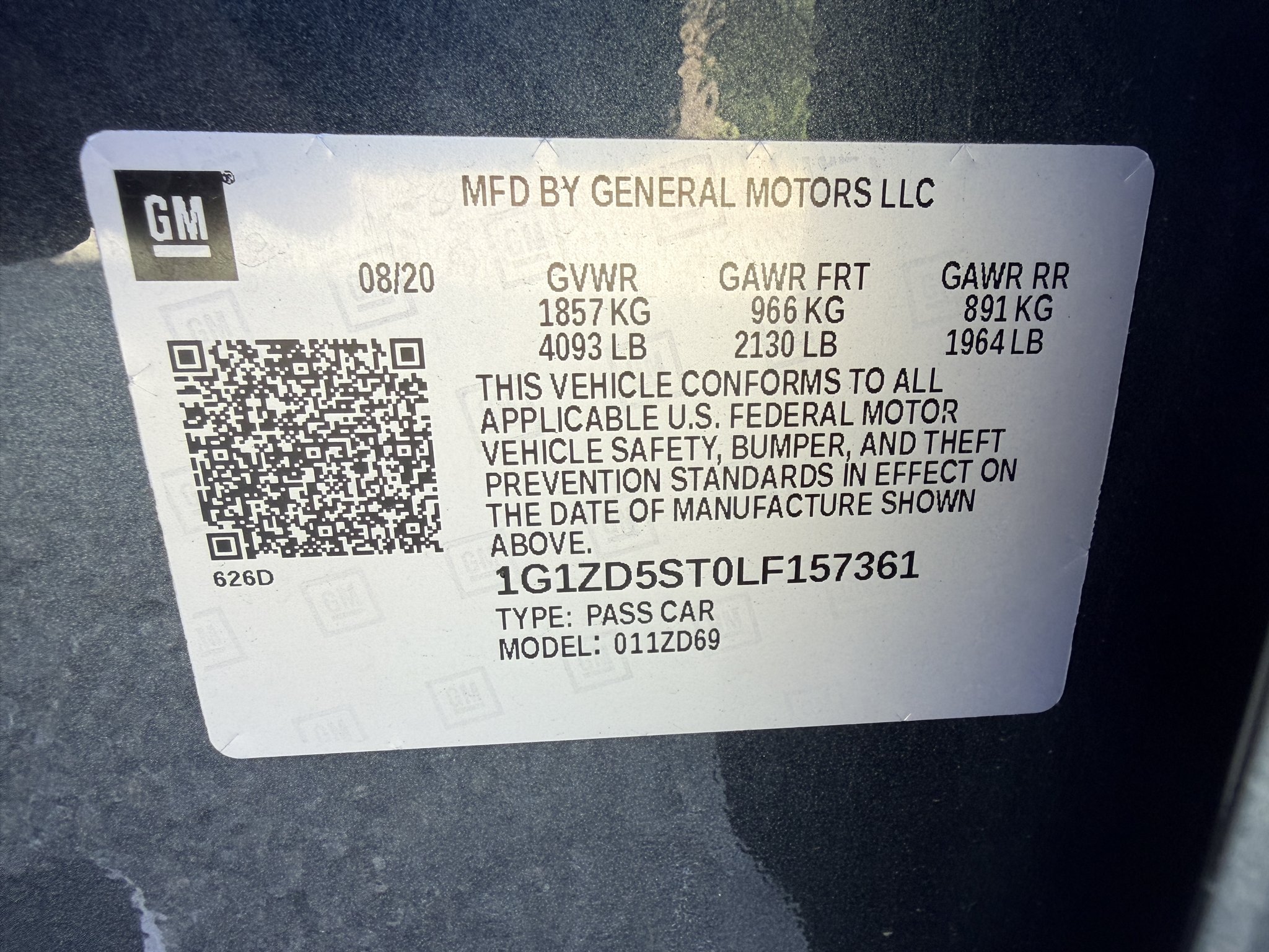 Used 2020 Shadow Gray Metallic Chevrolet LT image 23