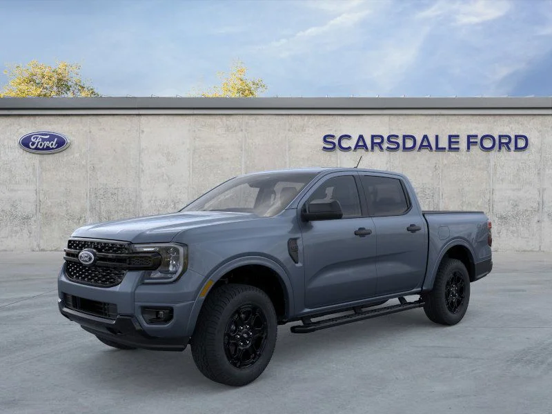 New 2025 Azure Gray Metallic Tri-coat Ford XLT image 1