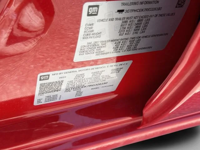 Used 2024 Cardinal Red GMC Elevation image 39