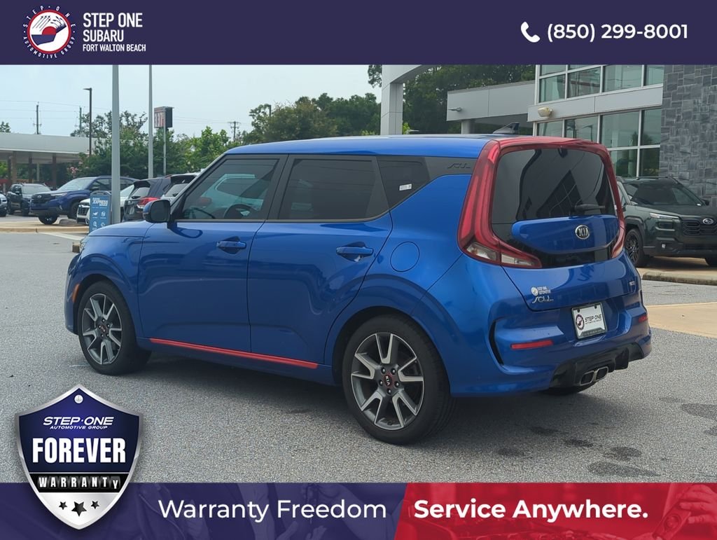 Used 2021 Blue Kia Turbo image 5