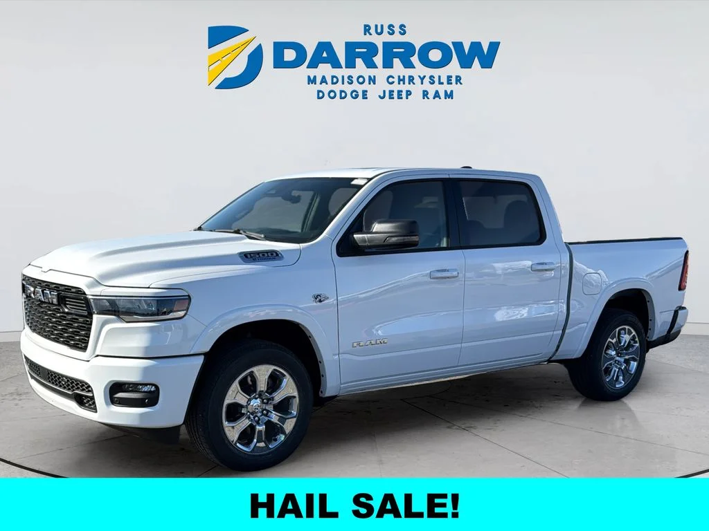New 2026 Bright White Clear-Coat Exterior Paint RAM Big Horn/Lone Star image 1