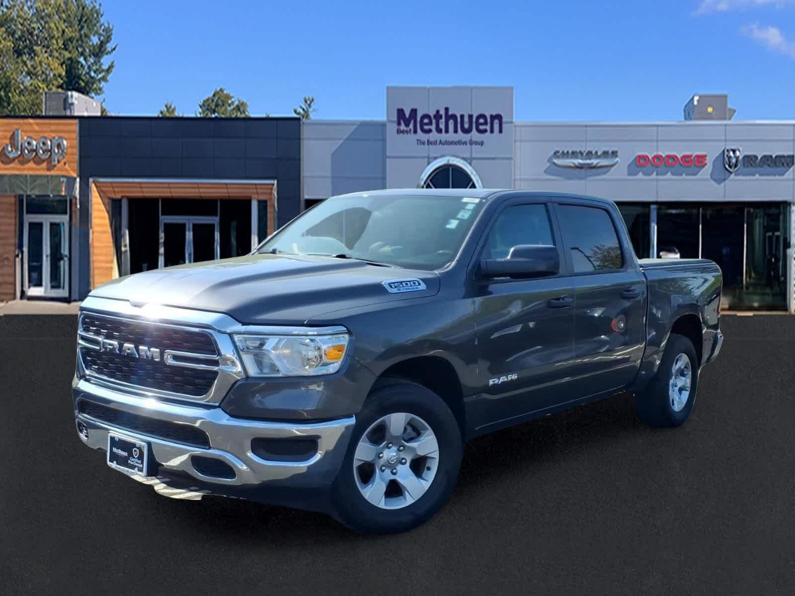 Used 2023 Granite Crystal Metallic Clearcoat Ram Big Horn image 3