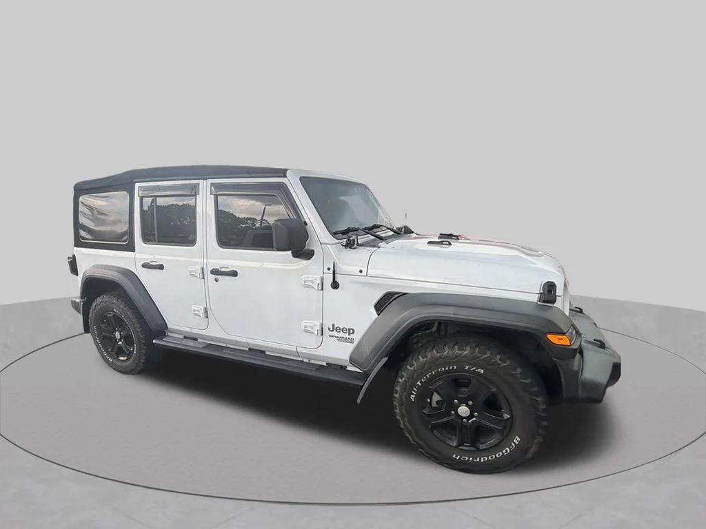 Used 2018 White Jeep Unlimited Sport S image 4