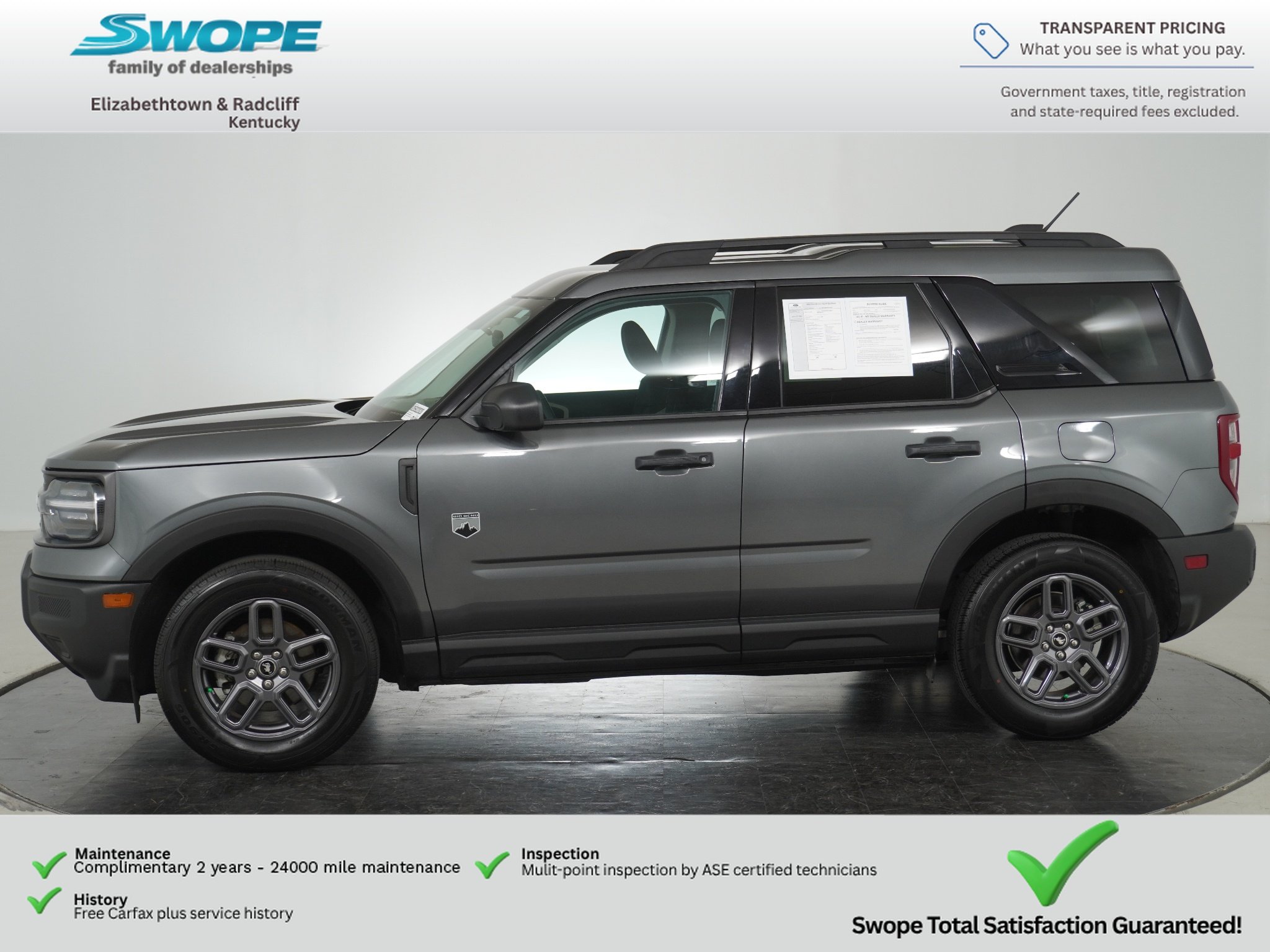 Used 2025 CARBONIZED GRAY METALLIC Ford Big Bend image 6