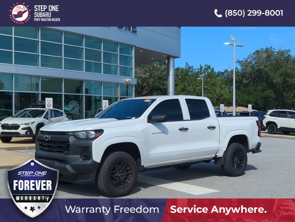 Used 2025 White Chevrolet Work Truck image 1