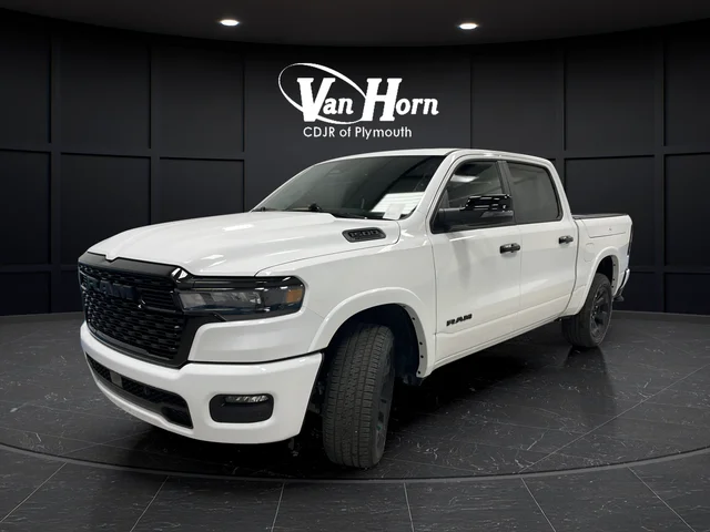 New 2026 Bright White Clear-Coat Exterior Paint RAM Big Horn/Lone Star image 3