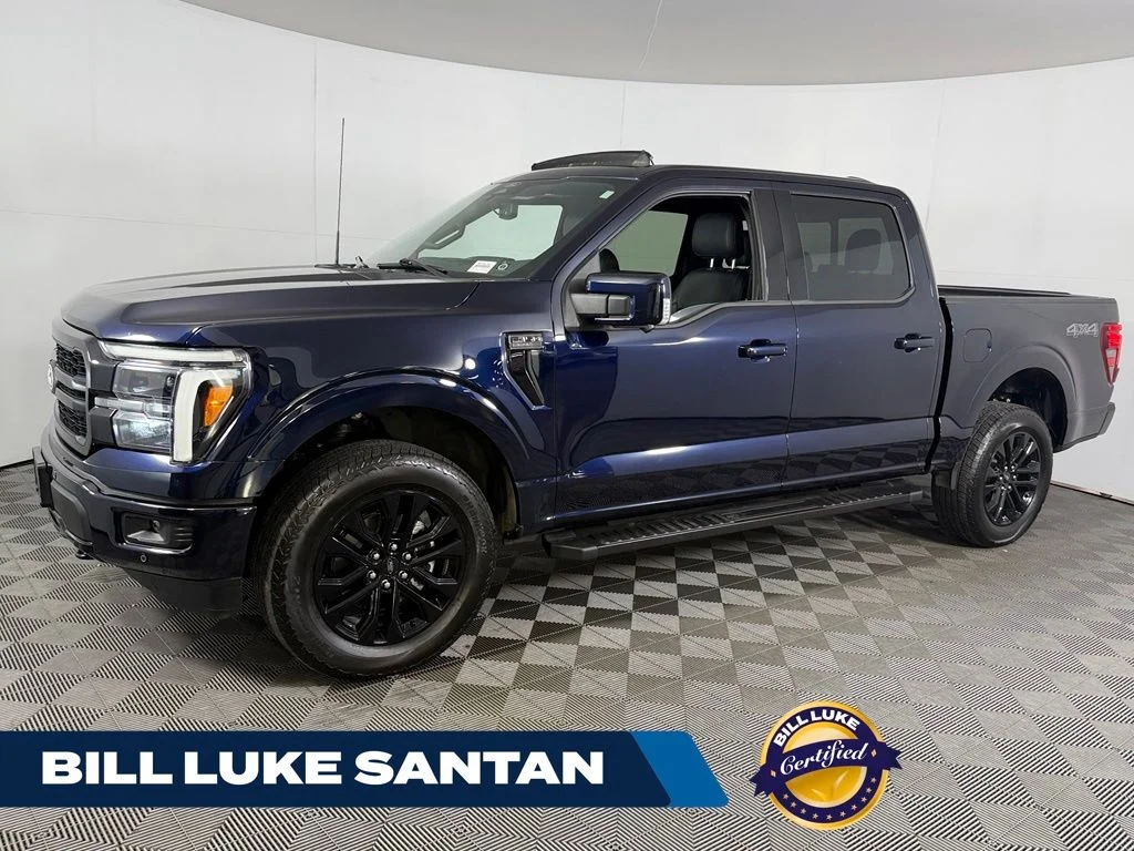 Certified Used 2025 Blue Ford Lariat image 1